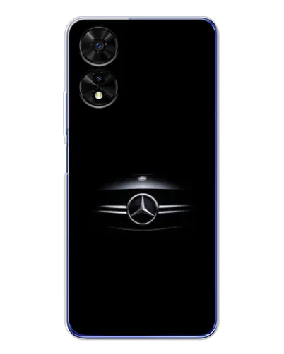 Чехол для TCL 505 с картинкой «Mercedes — абстрактные линии»