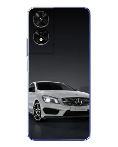 Чехол для TCL 505 с картинкой «Mercedes AMG GT Silver»
