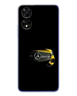 Чехол для TCL 505 с картинкой «Mercedes — ретро стиль»