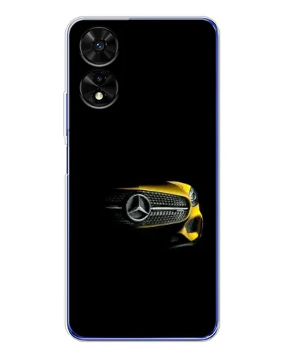 Чехол для TCL 505 с картинкой «Mercedes — ретро стиль»
