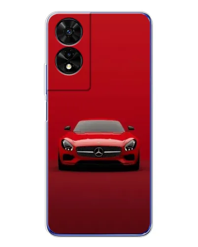 Чехол для TCL 505 с картинкой «Красный Mercedes AMG»