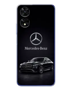 Чехол для TCL 505 с картинкой «Mercedes — решетка радиатора»