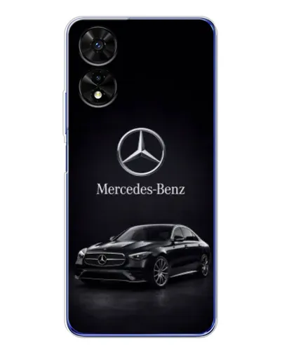 Чехол для TCL 505 с картинкой «Mercedes — решетка радиатора»