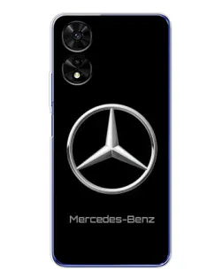 Чехол для TCL 505 с картинкой «Mercedes Silver Logo»
