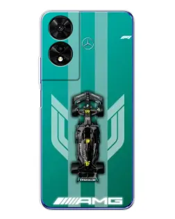 Чехол для TCL 505 с картинкой «Mercedes AMG Petronas»