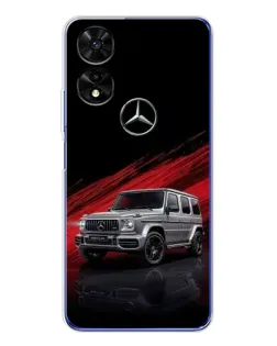 Чехол для TCL 505 с картинкой «Mercedes G-Class красный»