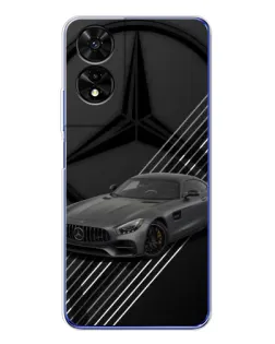 Чехол для TCL 505 с картинкой «Mercedes AMG — графика»