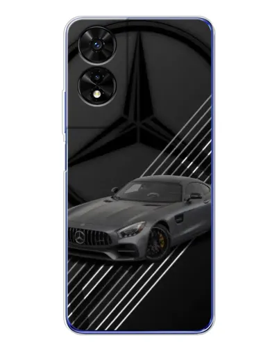Чехол для TCL 505 с картинкой «Mercedes AMG — графика»