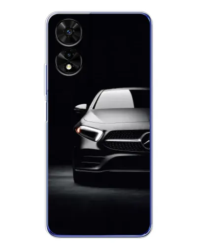 Чехол для TCL 505 с картинкой «Свет фар Mercedes»