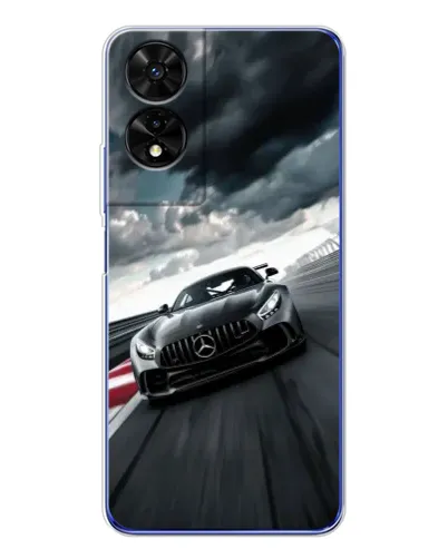 Чехол для TCL 505 с картинкой «Гоночный Mercedes AMG»