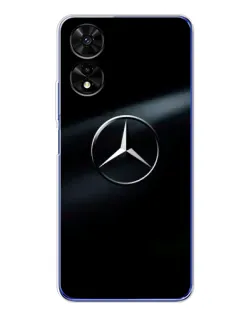 Чехол для TCL 505 с картинкой «Mercedes на металле»