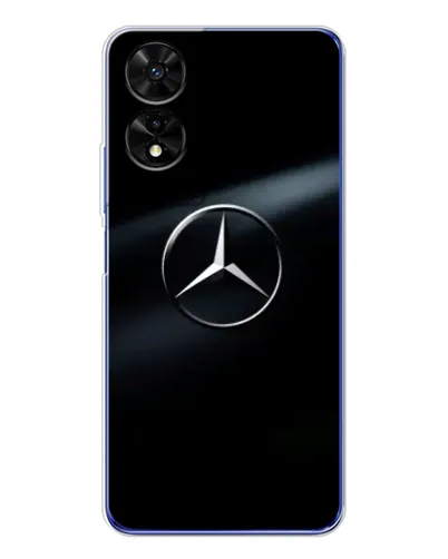 Чехол для TCL 505 с картинкой «Mercedes на металле» Чехол для TCL 505 с картинкой «Mercedes на металле»