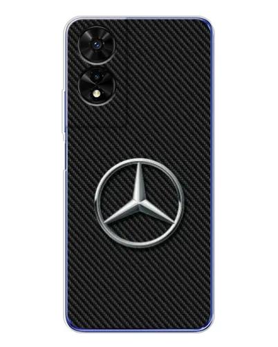 Чехол для TCL 505 с картинкой «Карбоновый Mercedes стиль» Чехол для TCL 505 с картинкой «Карбоновый Mercedes стиль»