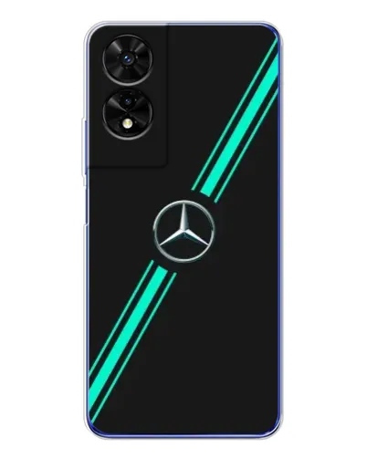 Чехол для TCL 505 с картинкой «Спортивные линии Mercedes» Чехол для TCL 505 с картинкой «Спортивные линии Mercedes»