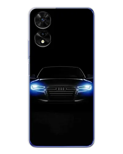 Чехол для TCL 505 с картинкой «Audi в неоне» Чехол для TCL 505 с картинкой «Audi в неоне»