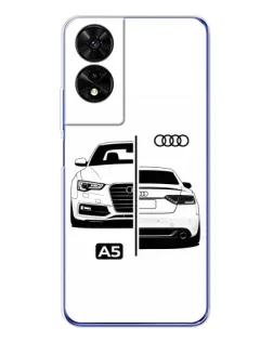 Чохол для TCL 505 з картинкою «Audi — контрастний дизайн» Чохол для TCL 505 з картинкою «Audi — контрастний дизайн»