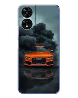 Чохол для TCL 505 з картинкою «Audi у хмарах диму» Чохол для TCL 505 з картинкою «Audi у хмарах диму»