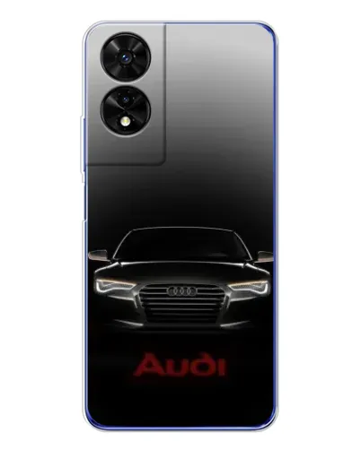 Чехол для TCL 505 с картинкой «Audi — градиентный контур» Чехол для TCL 505 с картинкой «Audi — градиентный контур»