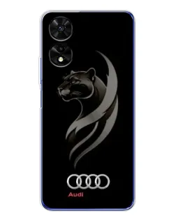 Чохол для TCL 505 з картинкою «Графіка — пантера та Audi» Чохол для TCL 505 з картинкою «Графіка — пантера та Audi»