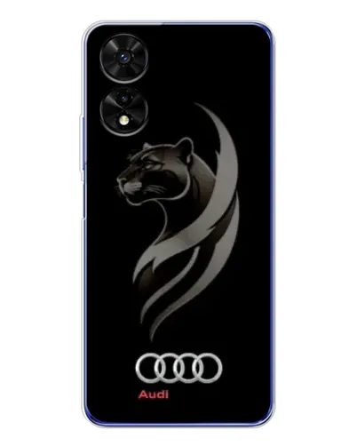 Чехол для TCL 505 с картинкой «Графика — пантера и Audi» Чехол для TCL 505 с картинкой «Графика — пантера и Audi»