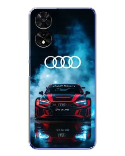Чехол для TCL 505 с картинкой «Audi Sport — неон» Чехол для TCL 505 с картинкой «Audi Sport — неон»