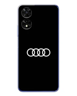Чохол для TCL 505 з картинкою «Audi White Logo» Чохол для TCL 505 з картинкою «Audi White Logo»