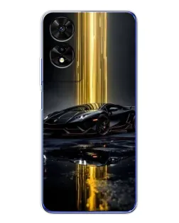 Чохол для TCL 505 з картинкою «Нічний Lamborghini драйв»