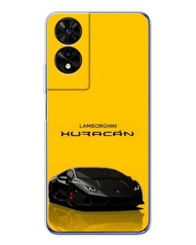 Чохол для TCL 505 з картинкою «Lamborghini Huracan чорний»