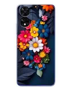 Чохол для TCL 505 з картинкою «Квіткова феєрія»