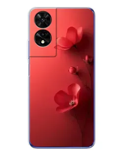 Чохол для TCL 505 з картинкою «Макові суцвіття»