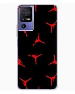 Чехол для TCL 605 с картинкой «Jordan Red Pattern» Чехол для TCL 605 с картинкой «Jordan Red Pattern»