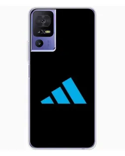Чехол для TCL 605 с картинкой «Adidas Cyan Logo»