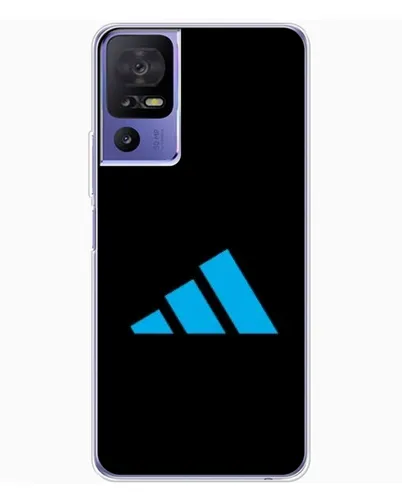 Чехол для TCL 605 с картинкой «Adidas Cyan Logo»