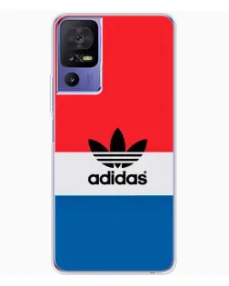 Чехол для TCL 605 с картинкой «Ретро блоки Adidas»
