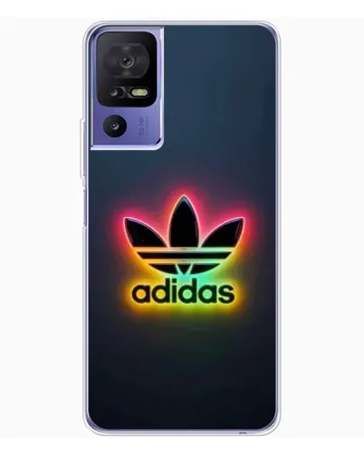 Чехол для TCL 605 с картинкой «Неоновый Adidas»