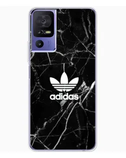 Чехол для TCL 605 с картинкой «Белый мрамор Adidas»