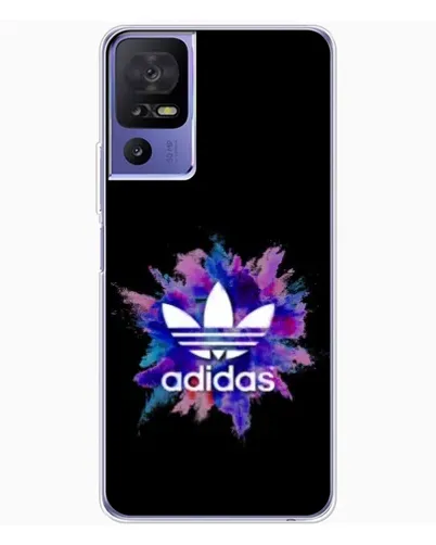 Чехол для TCL 605 с картинкой «Взрыв красок Adidas»