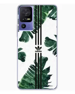 Чехол для TCL 605 с картинкой «Пальмовые листья адидас»
