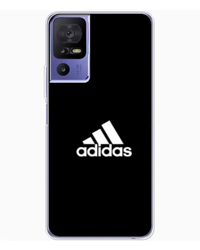 Чехол для TCL 605 с картинкой «Черная классика Adidas»