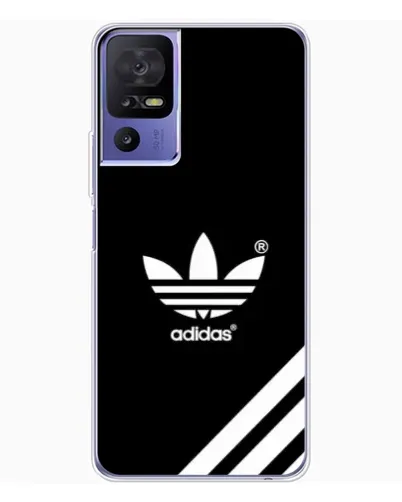 Чехол для TCL 605 с картинкой «Adidas с диагональными полосами»
