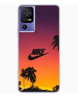 Чехол для TCL 605 с картинкой «Nike на закате солнца»