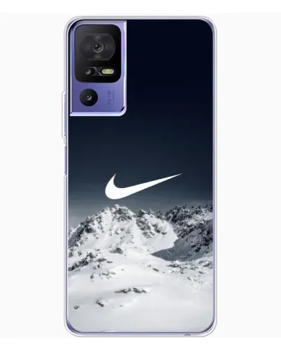 Чехол для TCL 605 с картинкой «Nike — зимние горы»