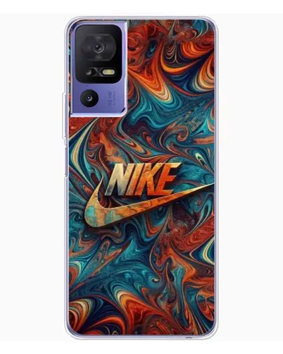 Чехол для TCL 605 с картинкой «Nike в абстракции»