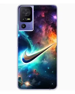 Чехол для TCL 605 с картинкой «Космический Nike Swoosh»