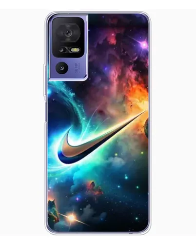 Чехол для TCL 605 с картинкой «Космический Nike Swoosh»