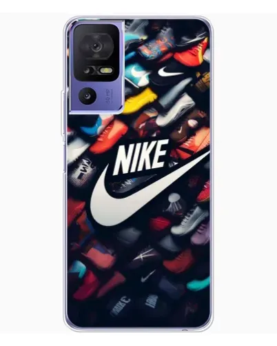 Чехол для TCL 605 с картинкой «Коллекция кроссовок Nike»