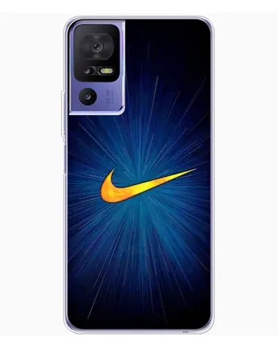 Чехол для TCL 605 с картинкой «Синий пульс Nike» Чехол для TCL 605 с картинкой «Синий пульс Nike»