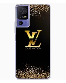 Чехол для TCL 605 с картинкой «LV — золотые искры»