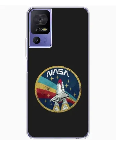 Чехол для TCL 605 с картинкой «NASA — эмблема миссии»