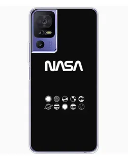 Чехол для TCL 605 с картинкой «NASA — технический принт»